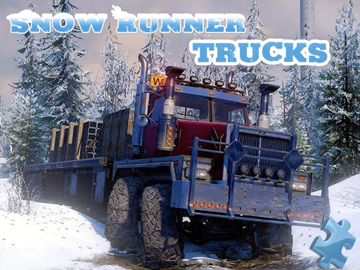 Imaginea Snow Runner Trucks Jigsaw