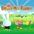 Puzzle hexagonal de Paște