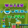 Puzzle cu turnarea apei